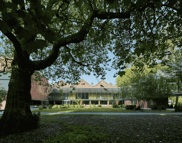 Photograph of the Whitworth's Parkside extension on a sunny day
