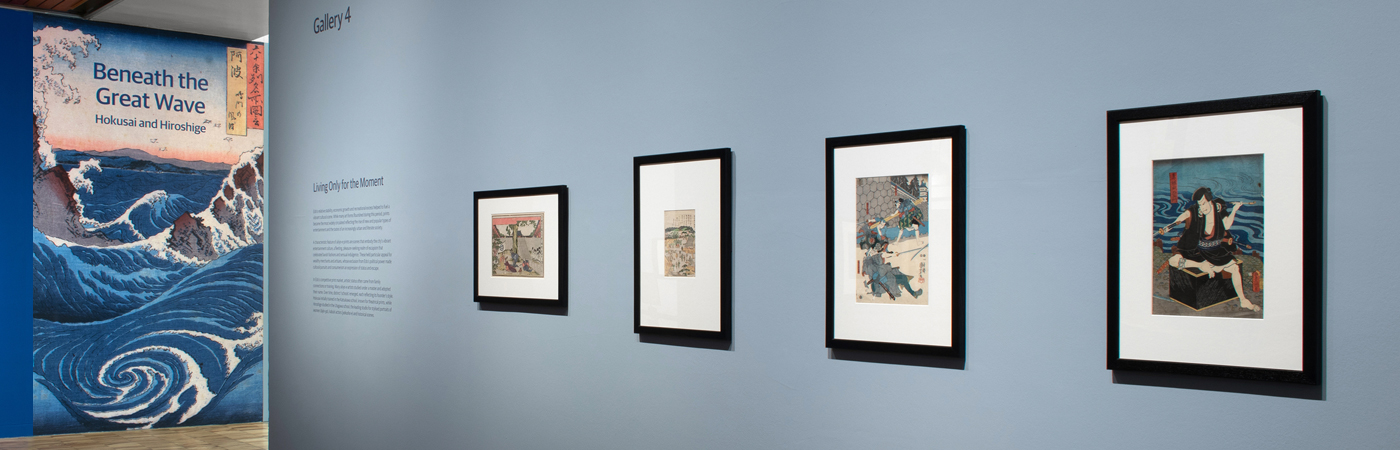 colourful artwork in a gallery space