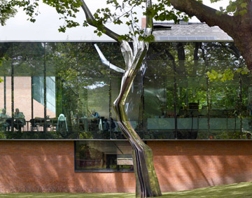 image of metal tree in park