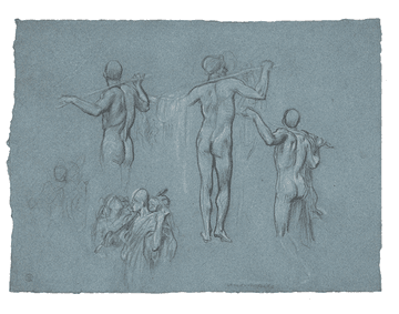 Frederic Leighton (1830–96), Studies of Figures for ‘Captive Andromache’, 1886–87
© The Whitworth, The University of Manchester. Photo: Michael Pollard