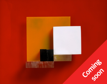 coloured shapes on a bright background