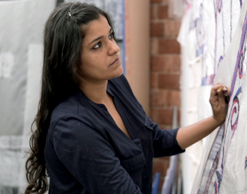 A photograph of the artist Sumakshi Singh