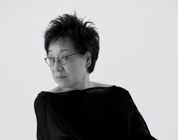 A black and white photograph of Yeonsoon Chang. 